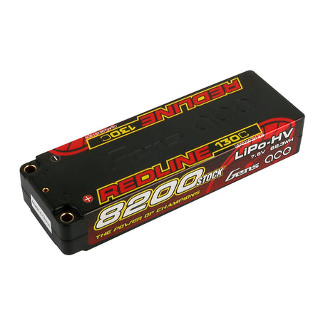 Gens ace Redline Series 8200mAh 2S 7.6V 130C HardCase 58# HV Lipo Battery