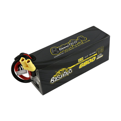 Gens ace 6800mAh 22.2V 120C 6S Lipo Battery Pack with EC5-Bashing Series