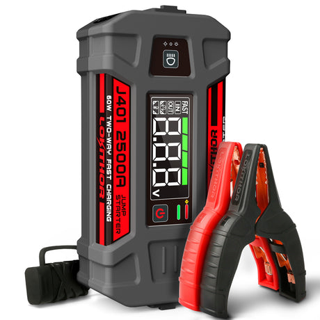 Lokithor 2500A 12V 74Wh Lithium Jump Starter