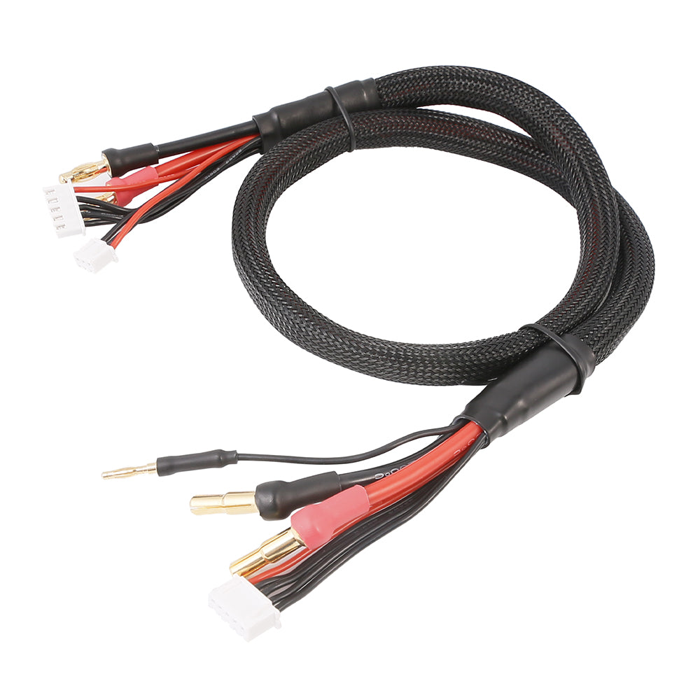 Gens Ace 2S/4S Charge Cable: 4mm & 5mm Bullet With 4.0mm Bullet Connector