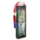 Gens ace bashing series 5000mAh 7.4V 2S 60C Lipo Battery Pack with EC5 plug