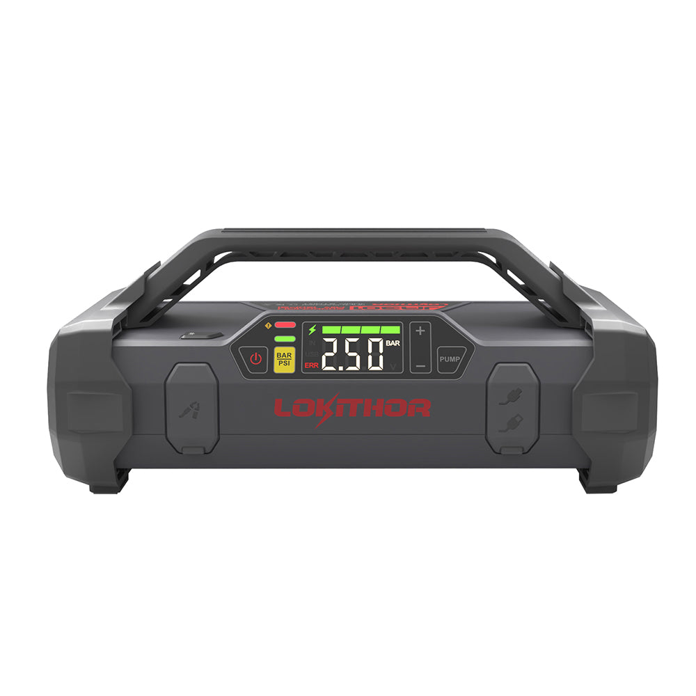 2000A 12V Lithium Jump Starter with 150PSI Air inflator