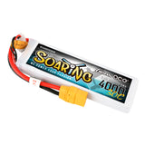 Gens ace Soaring 4000mAh 7.4V 30C 2S1P Lipo Battery Pack with XT90 plug