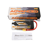 Gens ace Advanced 10000mAh 15.2V 100C 4S2P HardCase 61#Lipo Battery Pack with EC5