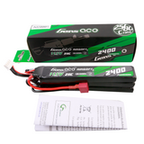 Gens ace 25C 2400mAh 3S2P 11.1V NUNCHUCK 3X Airsoft Gun Lipo Battery with Deans(T) Plug