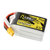 Tattu R-Line Version 3.0 1550mAh 6S 22.2V 120C Lipo Battery Pack with XT60 Plug