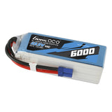 Gens ace 6S 6000mAh 22.2V 45C Lipo Battery with EC5 Plug