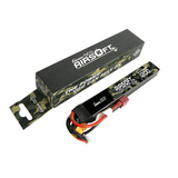 Gens Ace 25C 1200mAh 3S1P 11.1V Saddle Airsoft Gun Lipo Battery with T Plug