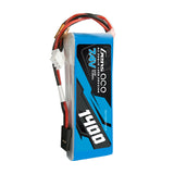 Gens ace 1400mAh 7.4V 2S1P Transmitter Lipo Battery Pack with JR-plug