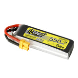 Tattu R-Line 550mAh 2S 7.4V 95C Lipo Battery with XT30