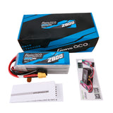 Gens ace G-Tech 2800mAh 22.2V 60C 6S1P Lipo Battery Pack with XT60 plug