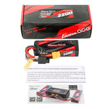 Gens ace G-Tech 2200mAh 7.4V 2S1P 60C GRP-76 Hardcase Lipo Battery Pack with XT60 Plug