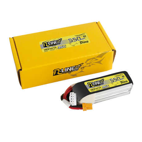 Tattu R-Line 550mAh 3S 11.1V 95C Lipo Battery with XT30