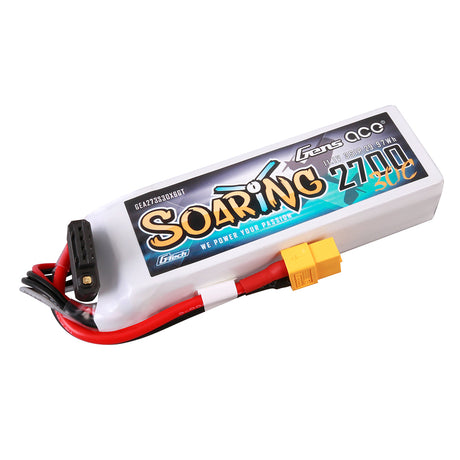 Gens ace G-Tech Soaring 2700mAh 11.1V 30C 3S1P LiPo Battery Pack with XT60 Plug