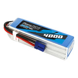 Gens ace 4000mAh 22.2V 60C 6S1P Lipo Battery Pack with EC5 Plug