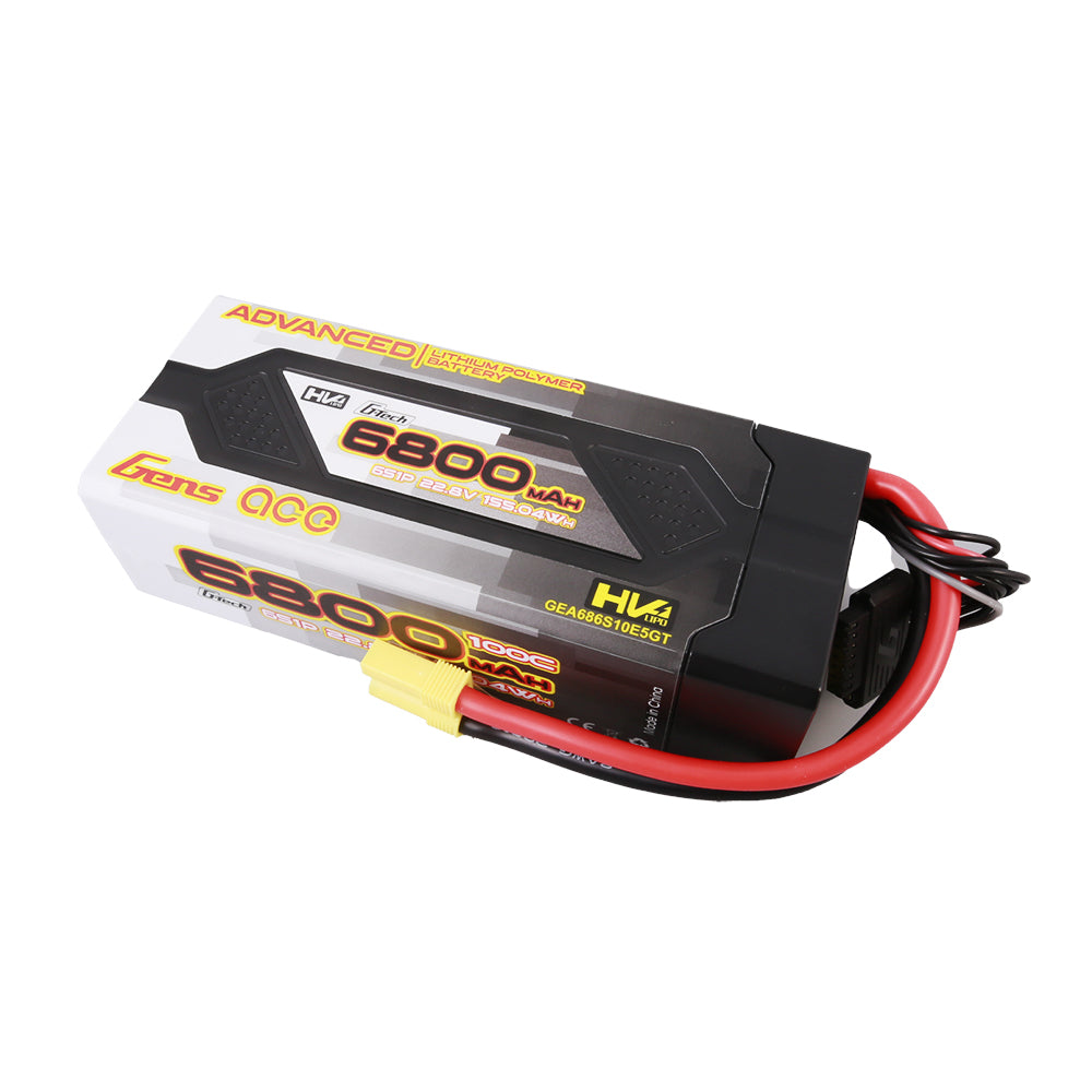 Gens ace G-Tech Advanced 6800mAh 22.8V 100C 6S1P HardCase 61#Lipo Battery Pack with EC5