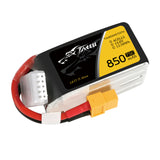 Tattu 850mAh 14.8V 75C 4S1P Lipo Battery Pack with XT60 plug