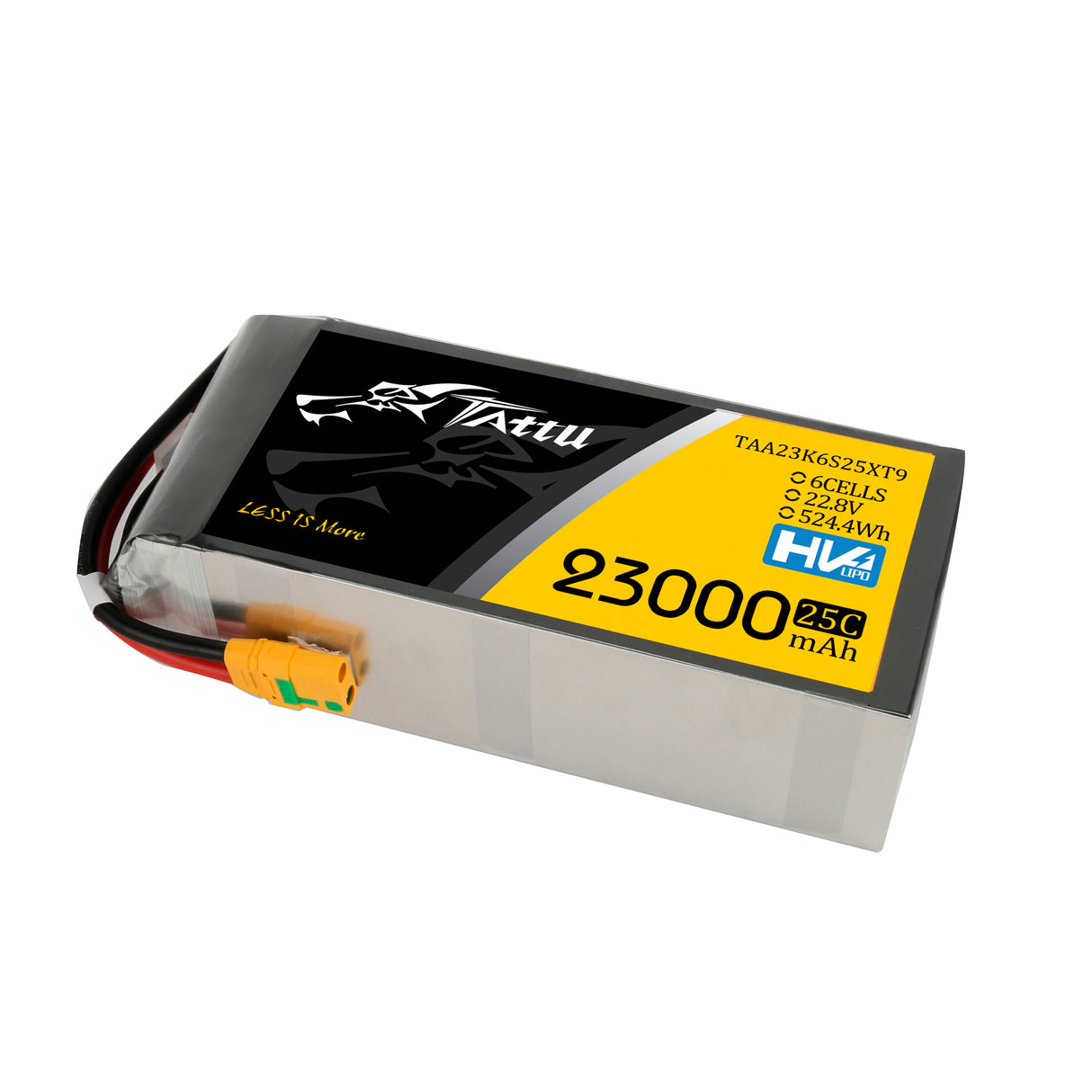 Tattu 23000mAh 22.8V 25C 6S1P HV High Voltage Lipo Battery Pack With XT90-S