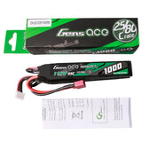 Gens ace 25C 1000mAh 3S1P 11.1V Nunchuck 3X Airsoft Gun Lipo Battery with T Plug