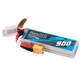 Gens Ace 900mAh 14.8V 80C 4S1P Lipo Battery Pack with XT60 plug