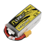 Tattu R-Line Version 3.0 1400mAh 6S 22.2V 120C Lipo Battery Pack with XT60 Plug