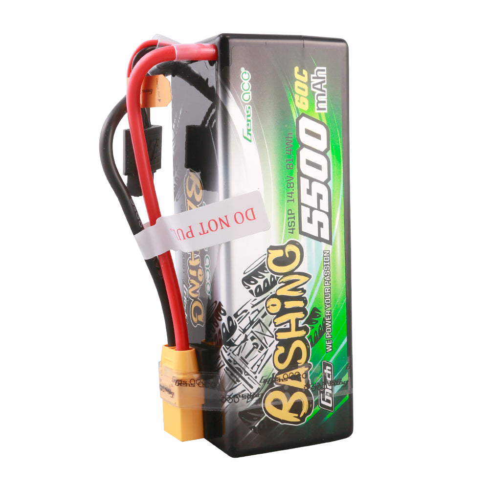 Gens ace G-Tech 5500mAh 4S 14.8V 60C HardCase RC car Lipo Battery