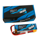 Gens ace 1600mAh 7.4V 45C 2S1P Lipo Battery Pack with XT60 Plug