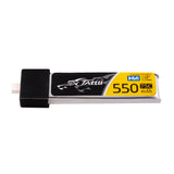 Tattu 1S 550mAh 75C 3.8V HV Lipo Battery with BT2.0 Plug (5PCS)