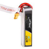 Tattu Lipo 650mAh 95C 4S1P 15.2V HV XT30U-F Long-Pack