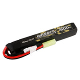 Gens ace 25C 1500mAh 3S1P 11.1V Airsoft Gun Lipo Battery with mini Tamiya Plug