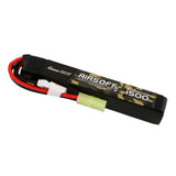 Gens ace 25C 1500mAh 3S1P 11.1V Airsoft Gun Lipo Battery with mini Tamiya Plug