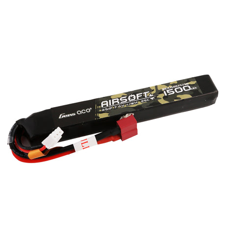 Gens ace 25C 1500mAh 2S1P 7.4V Airsoft Gun Lipo Battery with T Plug