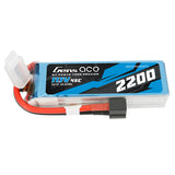 Gens ace 2200mAh 11.1V 45C 3S1P Lipo Battery Pack with EC3/XT60/T-plug