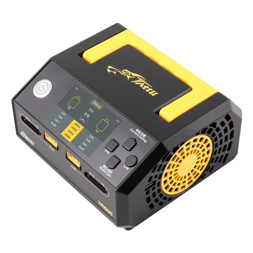 Tattu TA1000 G-Tech Dual-channel Charger 25A*2 1000W for 1S-7S Drone Battery