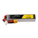 Tattu 2s 650mAh 95C 7.6V HV Lipo Battery with XT30 Long-Pack