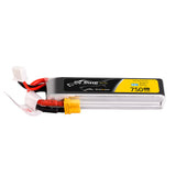 Tattu Lipo 750mAh 95C 2S1P 7.6V HV XT30U-F Long-Pack