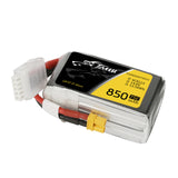 Tattu 850mAh 4S 14.8V 75C Lipo Battery Pack with XT30 plug