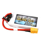 Gens ace G-Tech Soaring 1300mAh 7.4V 30C 2S1P Lipo Battery Pack with XT60 plug