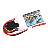 Gens ace G-Tech Soaring 450mAh 7.4V 30C 2S1P Lipo Battery Pack with JST-SYP Plug