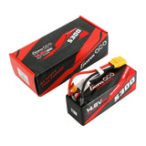 Gens ace 5300mAh 14.8V 60C 4S1P HardCase 14# car Lipo Battery pack with XT90