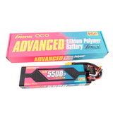 Gens ace Advanced 5500mAh 7.6V 100C 2S1P HardCase Lipo Battery Pack with XT60