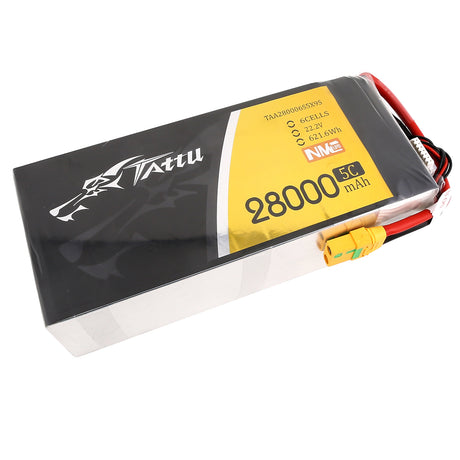 Tattu NMC 28000mAh 22.2V 5C 6S1P Lipo Battery Pack with XT90-S plug